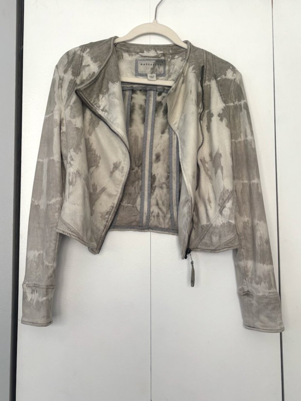Marrakech Anthropologie Cropped Moto Jacket XS‎